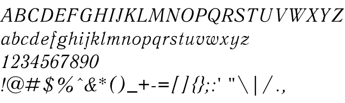 Previzualizare font Uk_Antique Italic