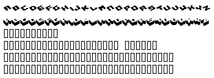 Previzualizare font Hexagon