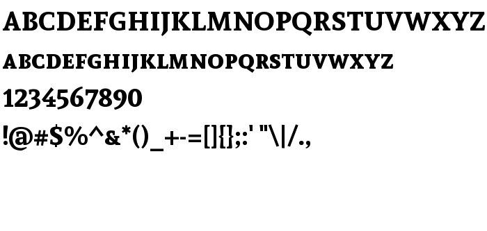 Previzualizare font Andada SC Bold