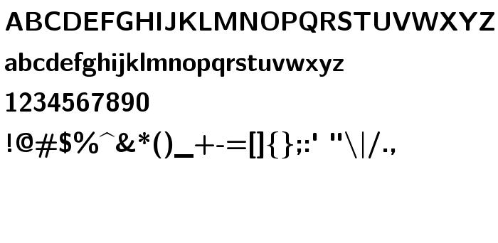 Previzualizare font Latin Modern Sans 10 Bold