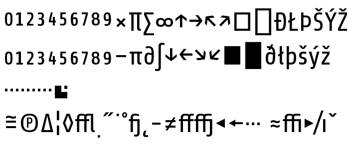 Previzualizare font Share-RegularExp