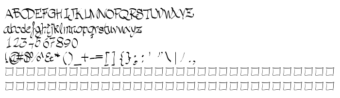 Previzualizare font Grafia