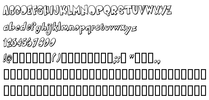 Previzualizare font Smartie CAPS