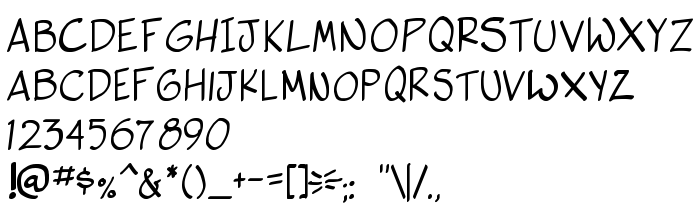 Previzualizare font Vigilante Sidekick