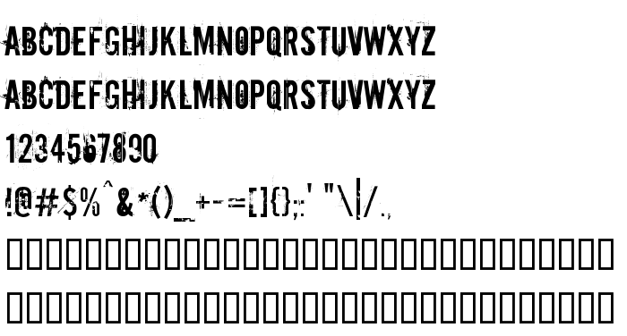 Previzualizare font Downcome