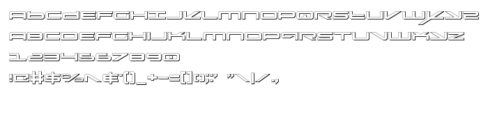 Previzualizare font Oramac Shadow