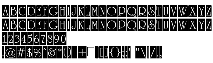 Previzualizare font a_RomanusTtlCmD5Cb