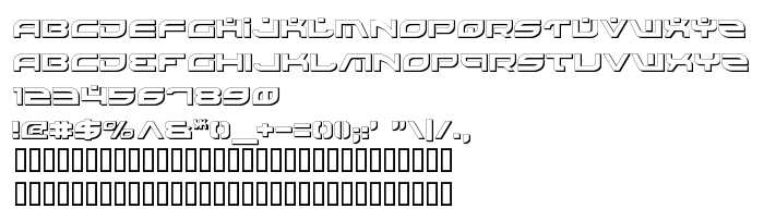 Previzualizare font Battlefield Shadow