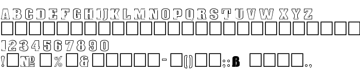 Previzualizare font DG_AachenOutline