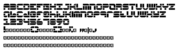 Previzualizare font Pseudo (BRK)