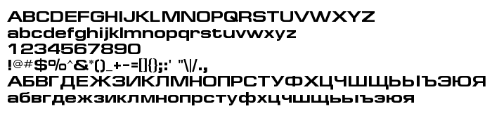 Previzualizare font EuropeExt Bold