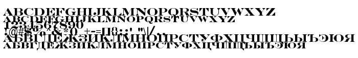 Previzualizare font a_SeriferExpCps Bold