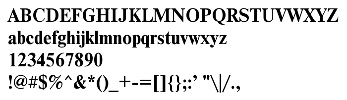 Previzualizare font NewtonISOCTT Bold