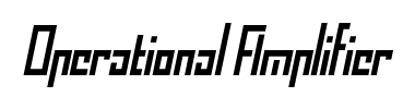 Font Operational Amplifier